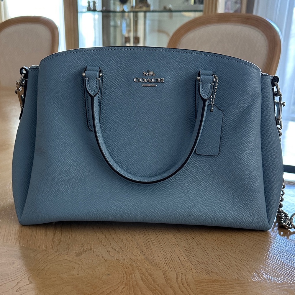 Coach Blue Satchel Bag